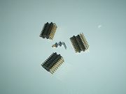 600-7 series Pin -Header- Strips- Single/Double row- 1.27mm x1.27mm  pitch - Right angle